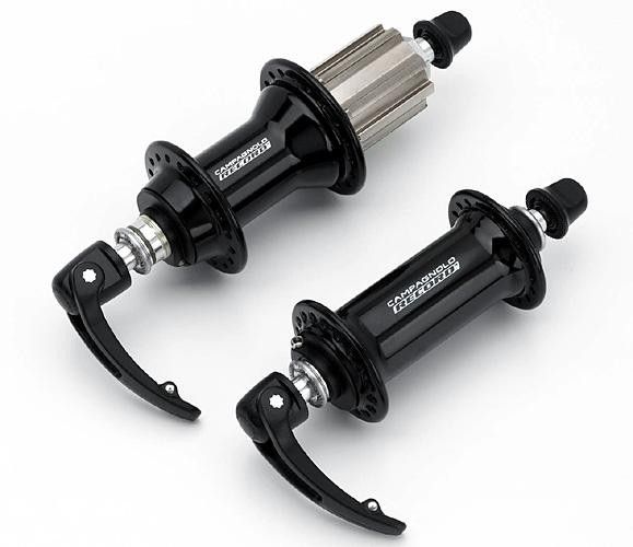 Campagnolo Record hubs.