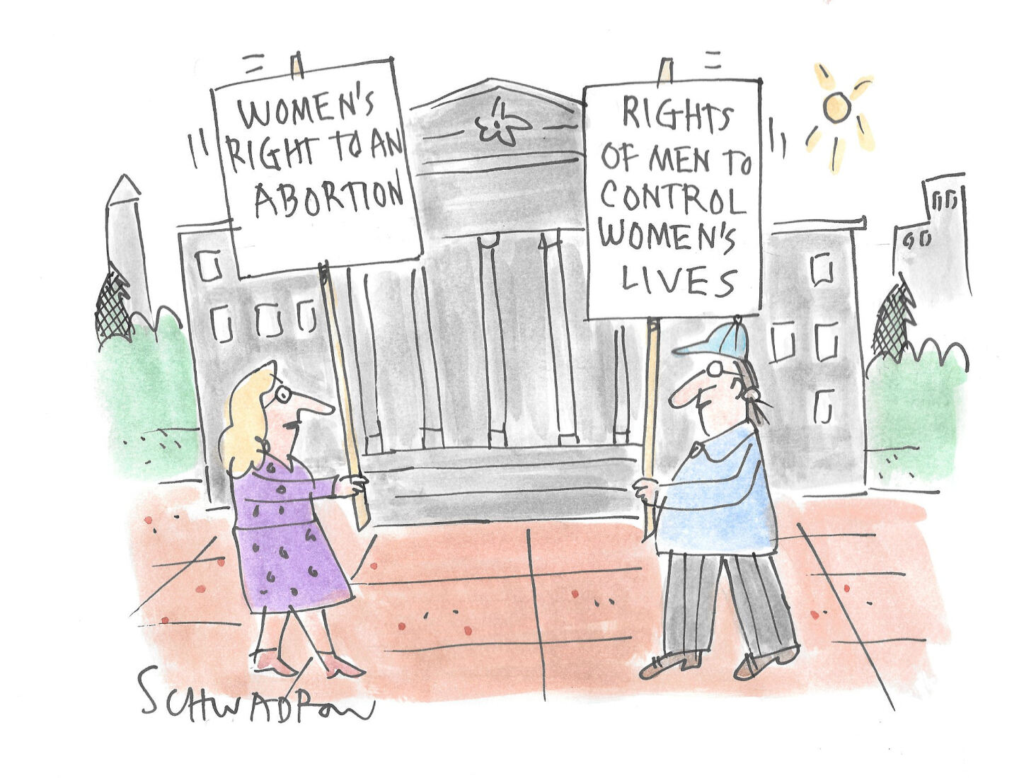Political cartoon