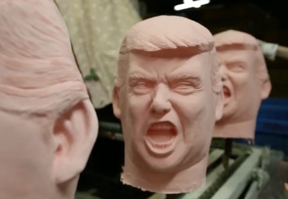There has been a high demand for Donald Trump masks forcing a plant to make hundreds a day. 