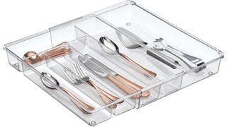 mDesign expandable kitchen drawer organizer