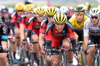 BMC's Greg Van Avermaet leads his team during stage 5 at the Tour de France