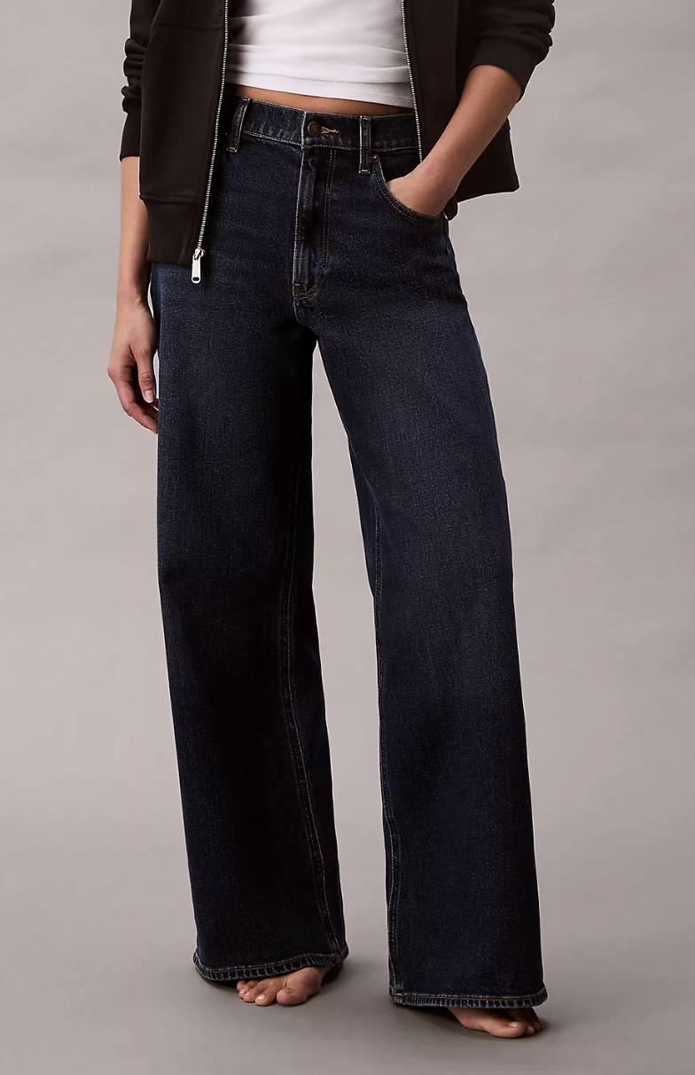 Calvin Klein, Ultra High Rise Wide Leg Jeans