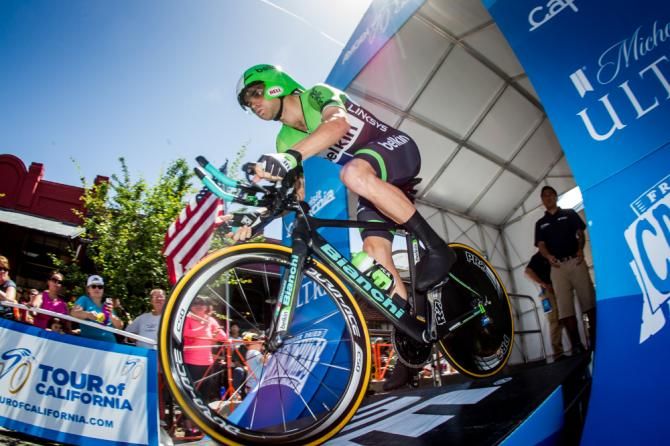 Jack Bobridge (Belkin) start his ride early in the day