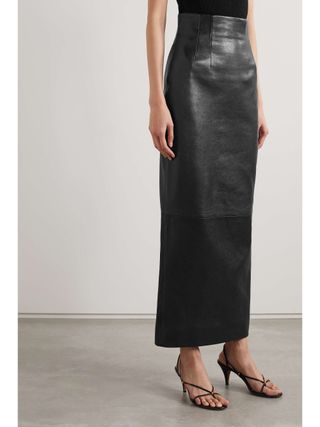 Loxley Leather Maxi Skirt