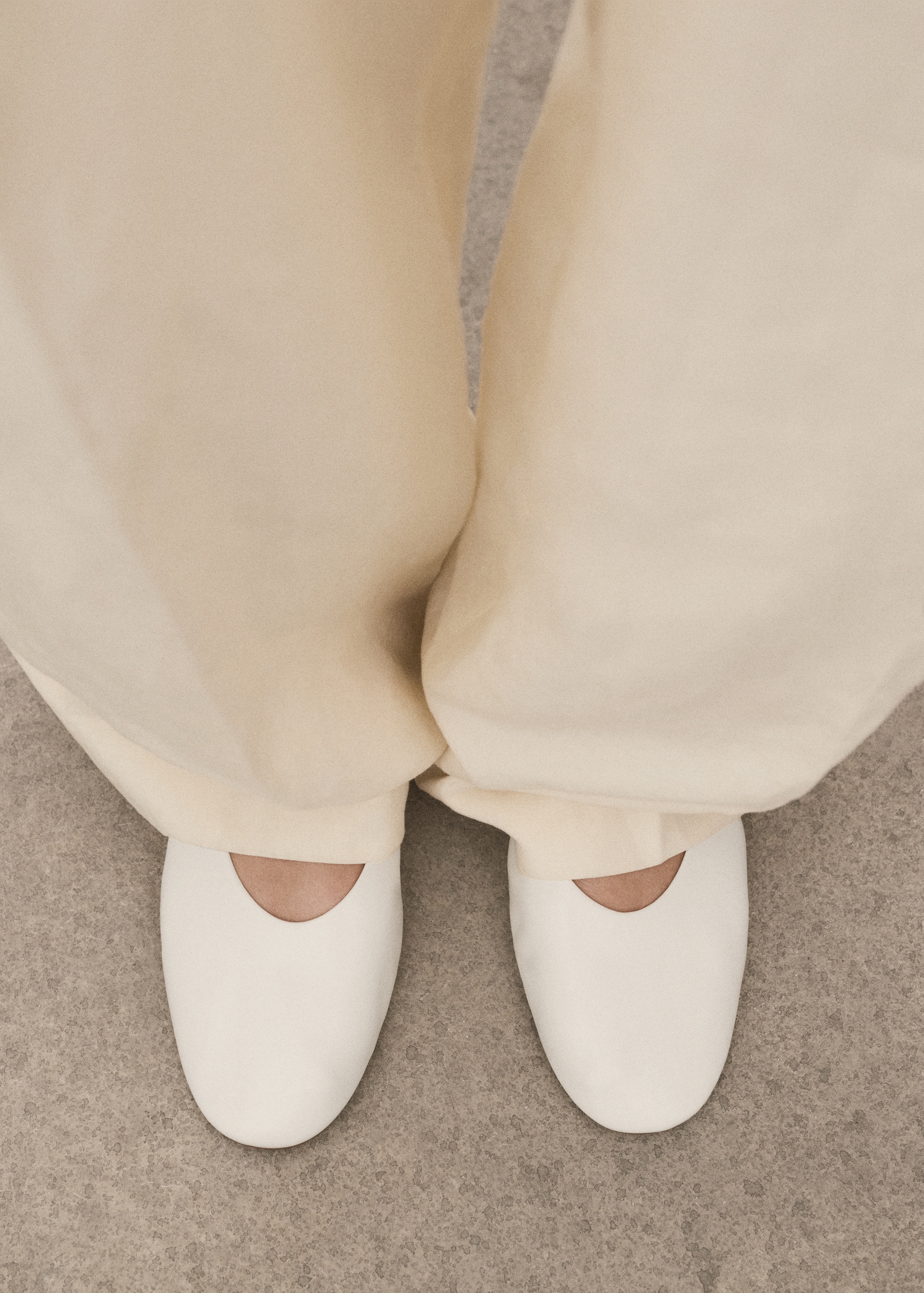 Leather Ballet Flats - Women | Mango United Kingdom