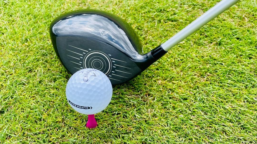 the huge circular sweet spot on the Callaway REVA driver