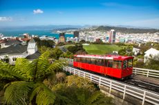 The city of Wellington, New Zealand is pictured in this photo.