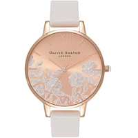 Olivia Burton Floral Leather Watch - was £63.87, now £48