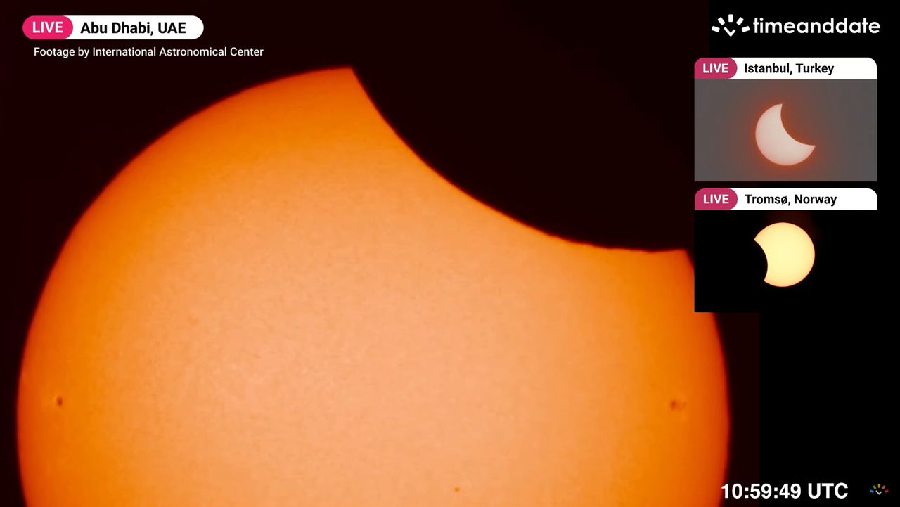 Partial solar eclipse