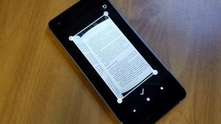 Scanning and creating a PDF file on an Android phone
