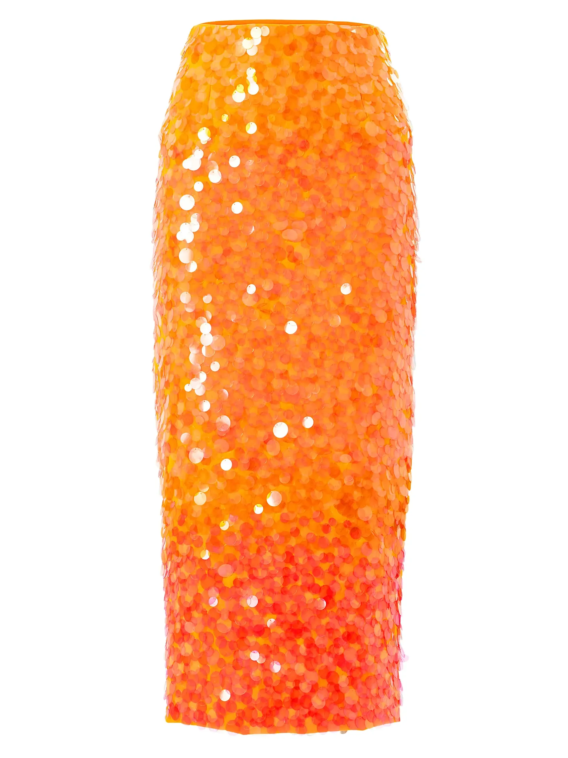 Ombré Paillettes Midi-Skirt