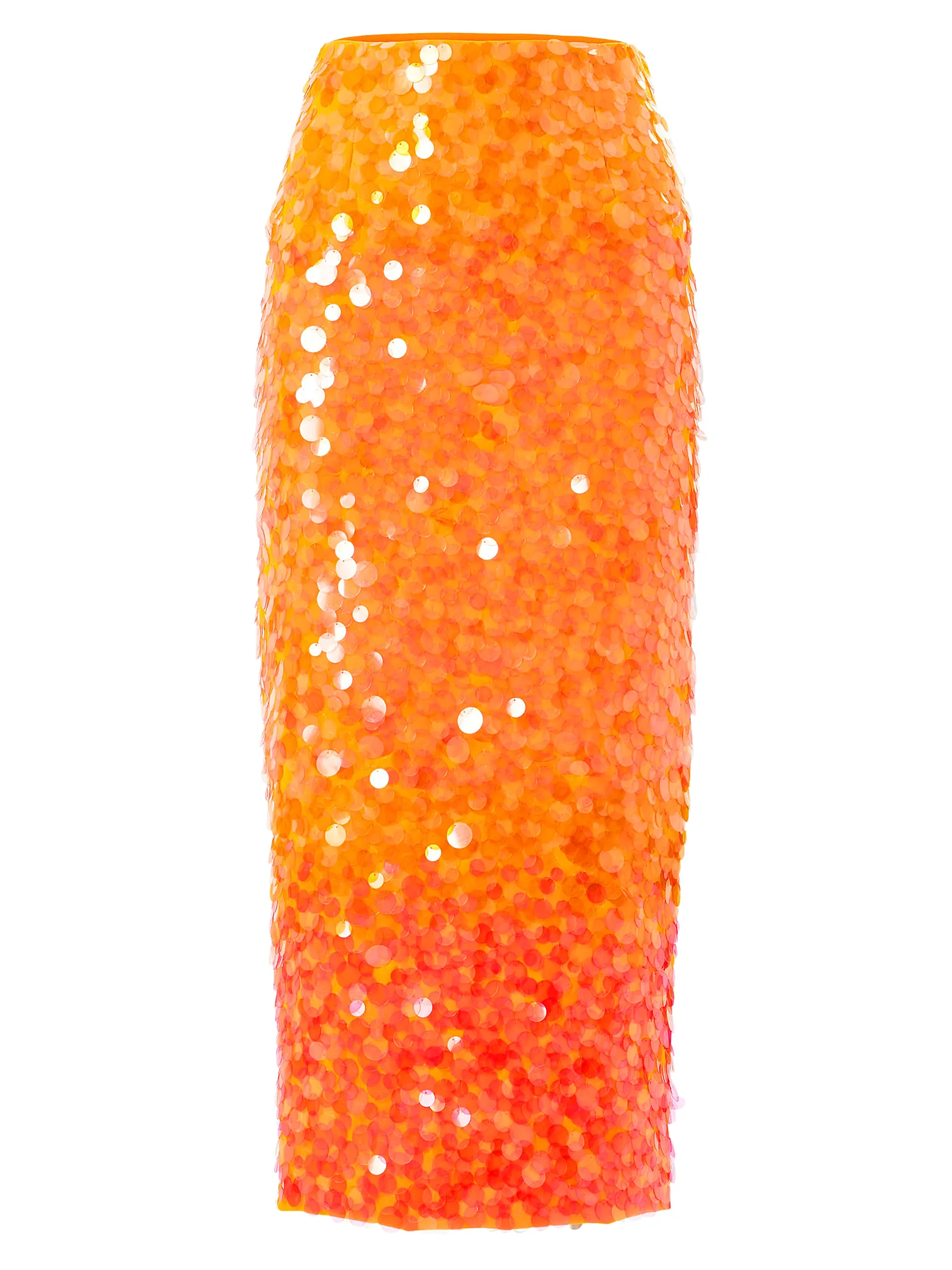 Ombr&amp;eacute; Paillettes Midi-Skirt