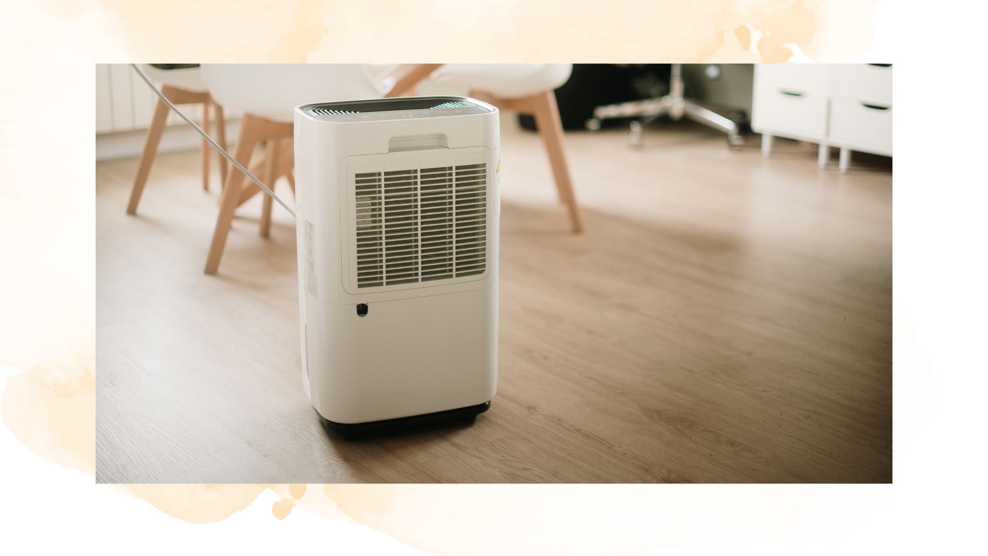  picture of dehumidifier in room 
