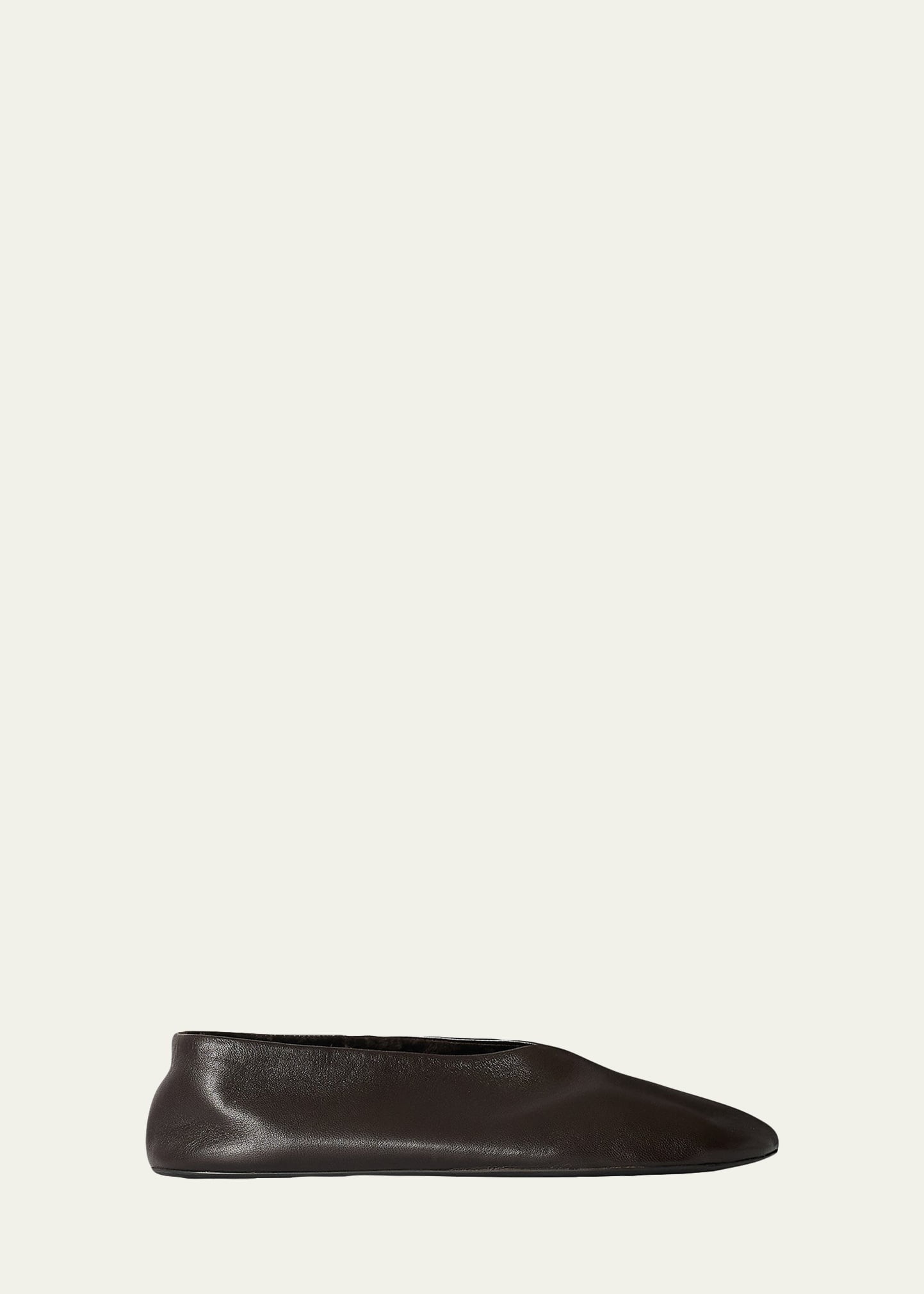 The Row, Stella Leather Slippers