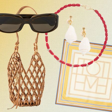 Collage of Summer Accessories