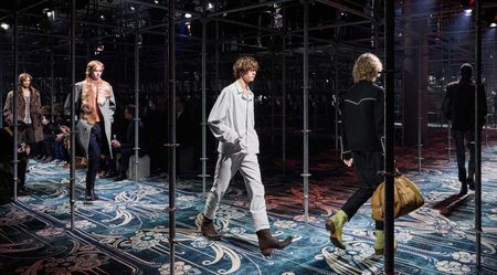 Prada A/W 2025 menswear show at A/W 2025 Menswear Month