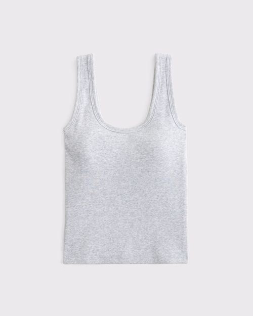 Bra-Free Rib Scoop Neck Tank (Women's)