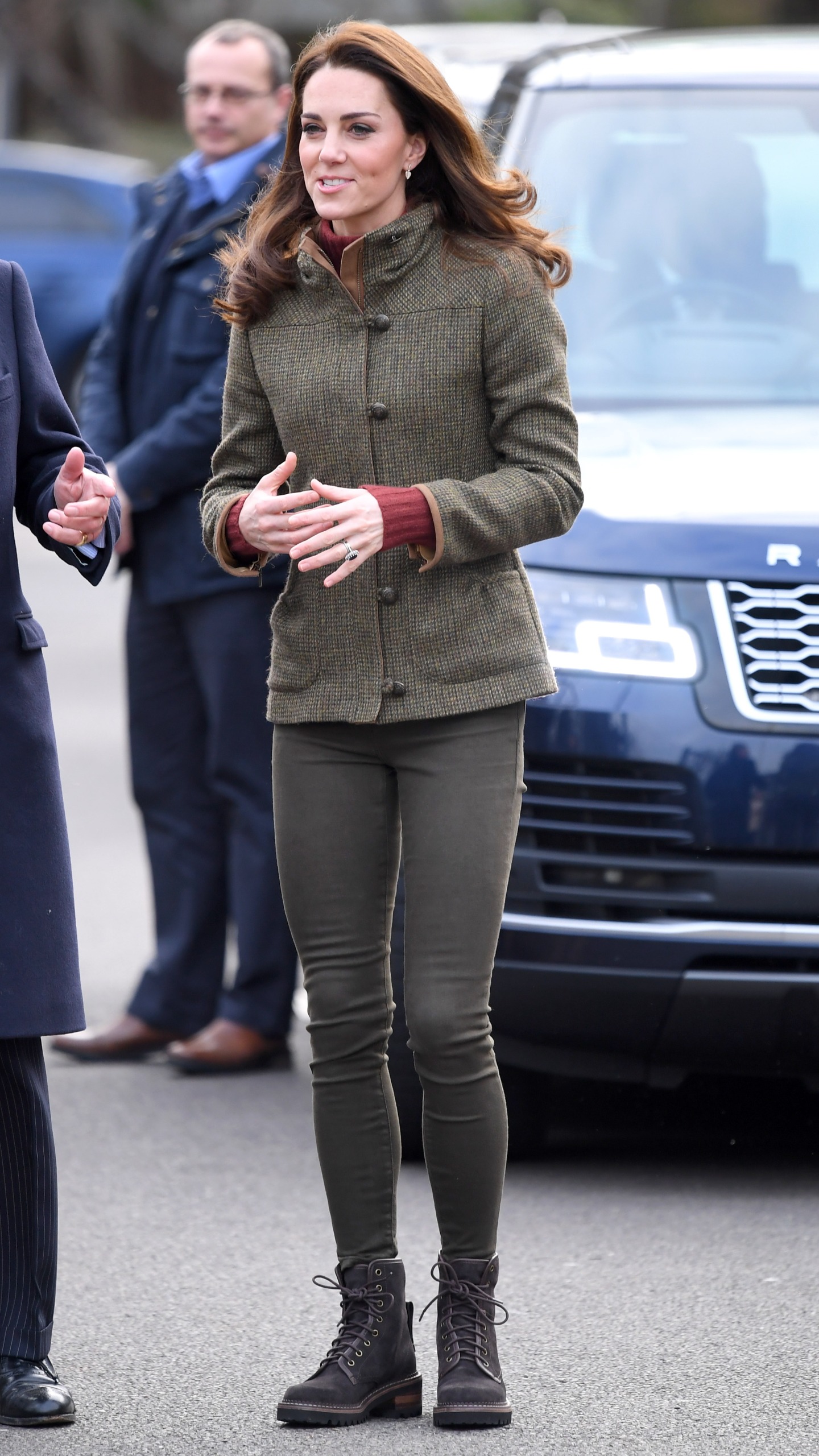 Catherine, Princess of Wales smiles as she visits King Henry's Walk Garden on January 15, 2019