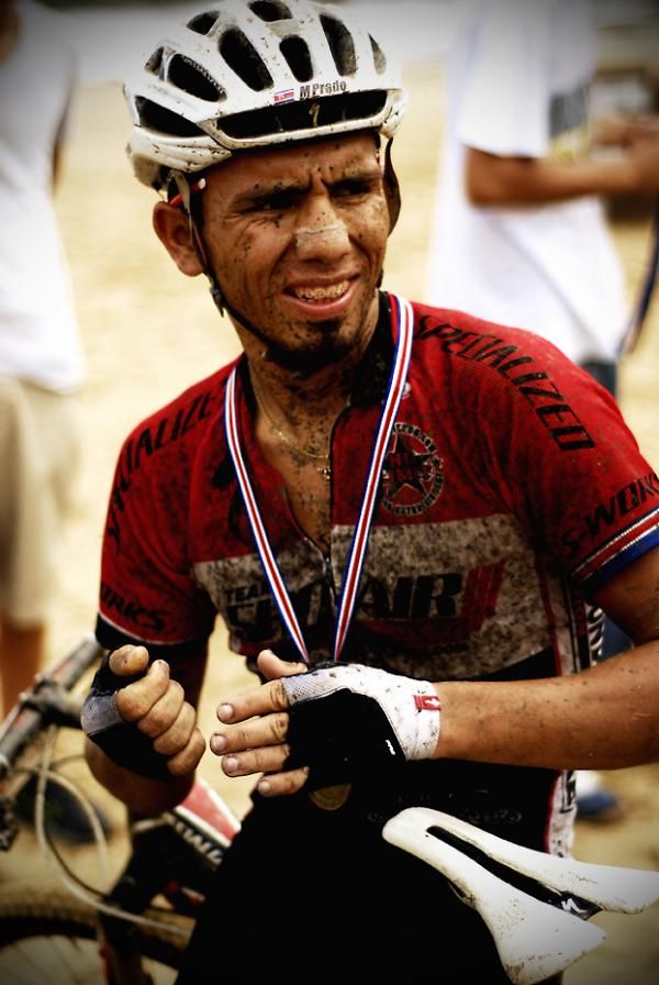 Manny Prado after the finish