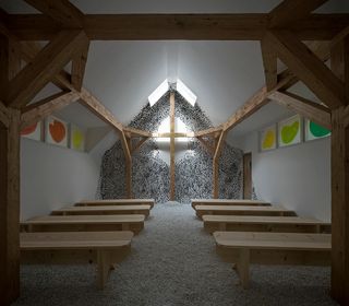 Inside Terunobo Fujimori’s Cross Chapel for the Vatican Chapels