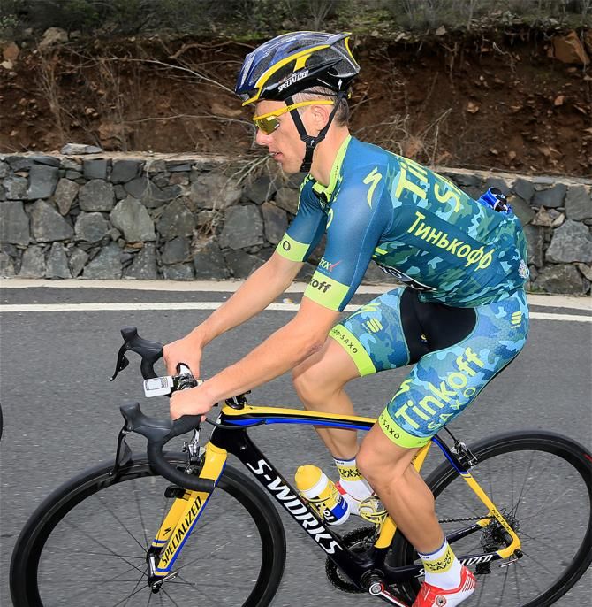 Tinkoff-Saxo trains in Gran Canaria