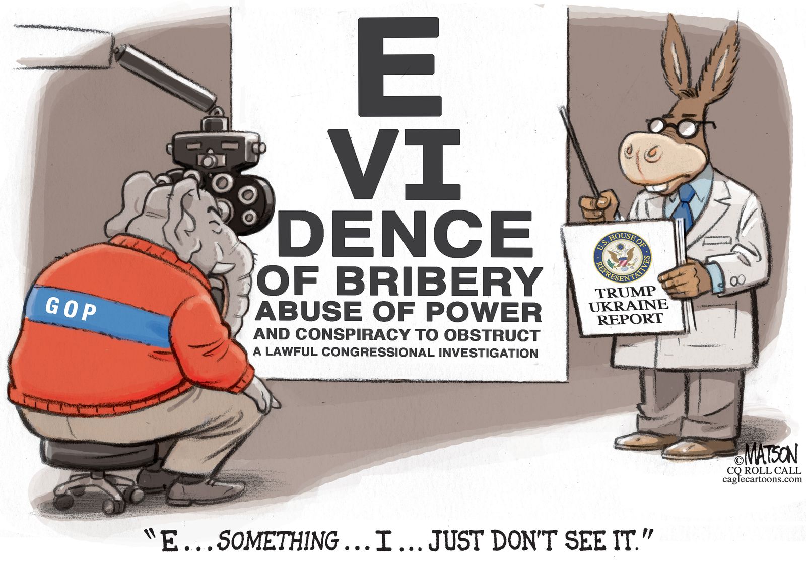 5 brutally funny cartoons about Republicans' flimsy impeachment defense ...