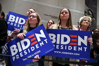 Joe Biden supporters.