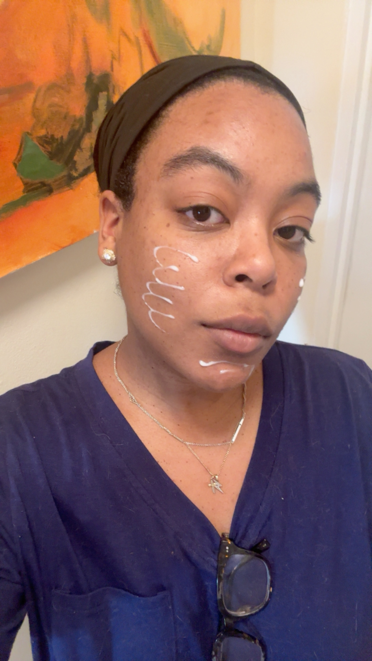 Ariel Baker testing the Danessa Myricks Serum