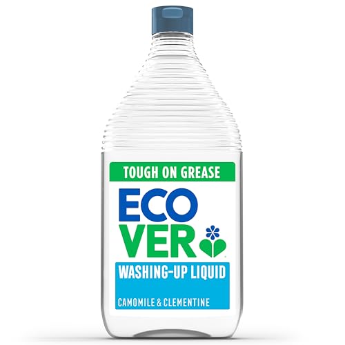 Ecover Washing Up Liquid, Washing Up Soap, Tough on Grease and Grime, Fresh Camomile & Clementine Scent,1 X 950ml