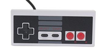 Generic NES and SNES USB controllers are available on eBay and Amazon.