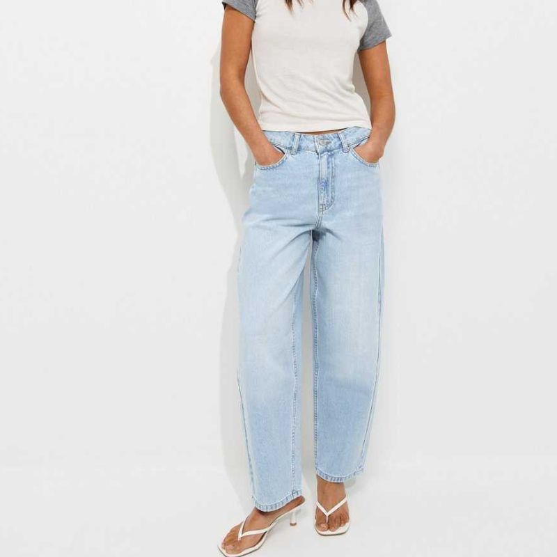 light wash denim jeans