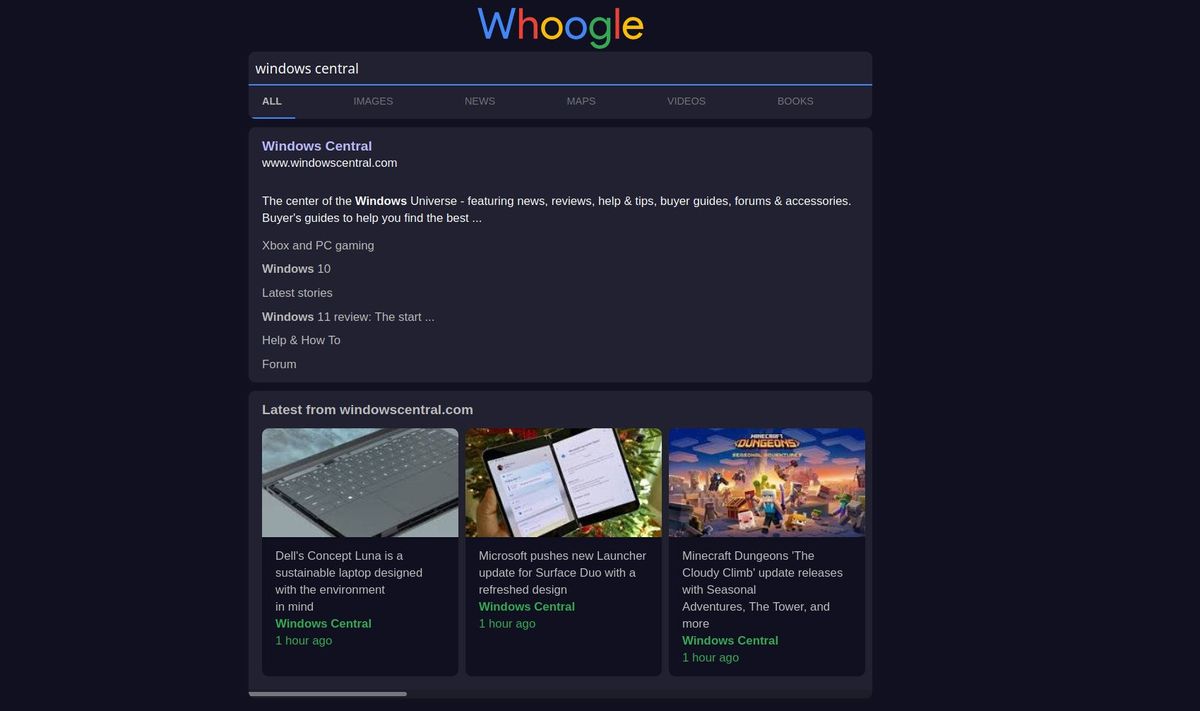 Whoogle