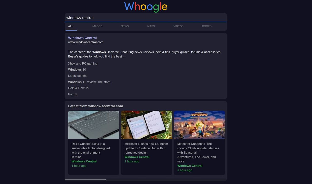 Whoogle