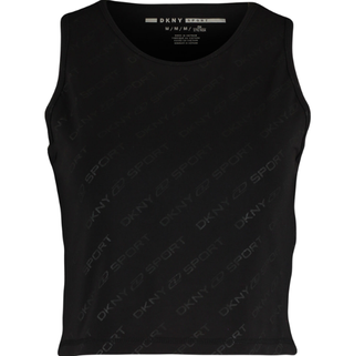 DKNY Black Logo Print Tank Top | £12.99, T K MAXX