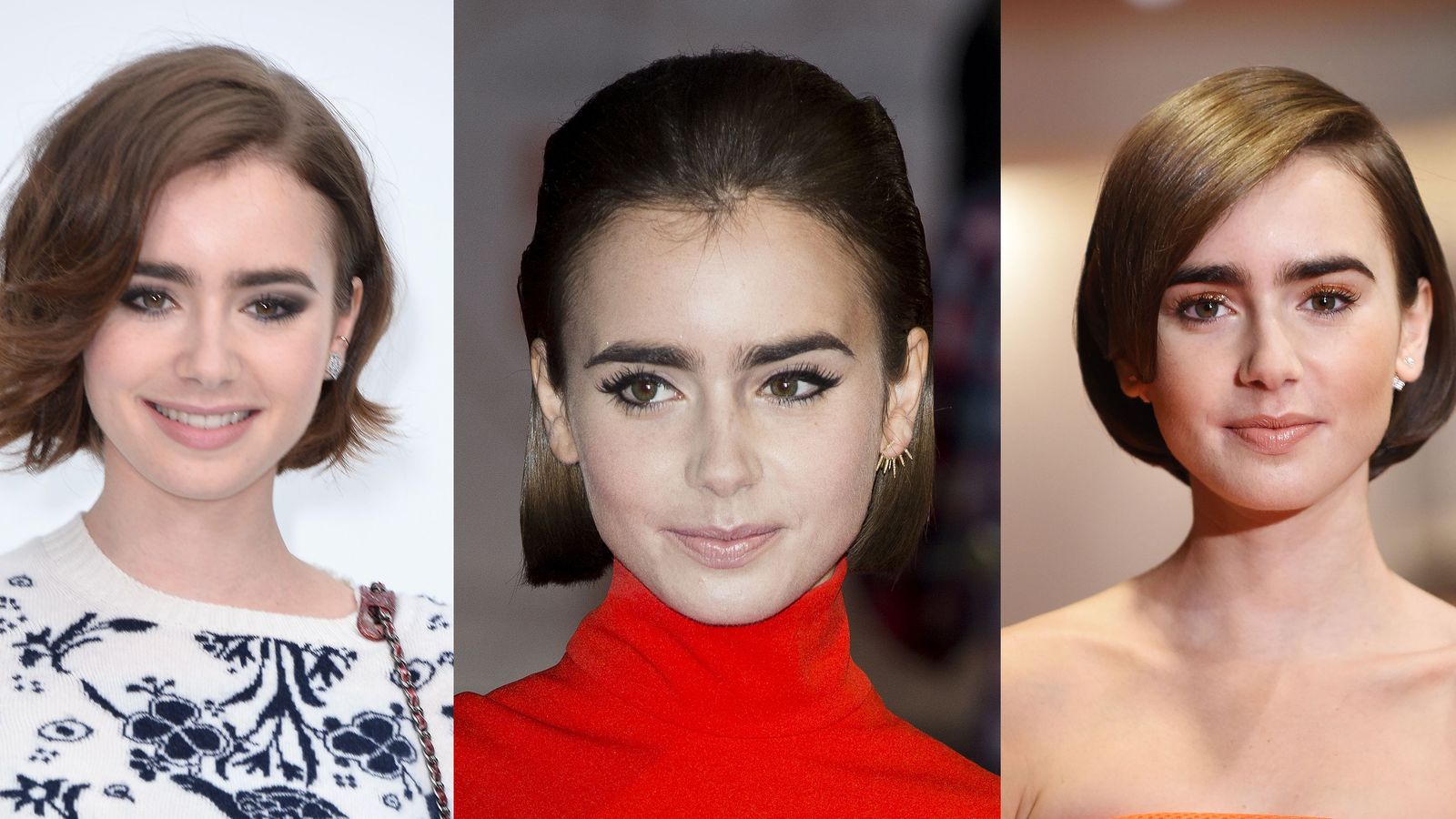 Behold: Lily Collins' 3-Step Action Plan for Getting the Coolest Cut ...