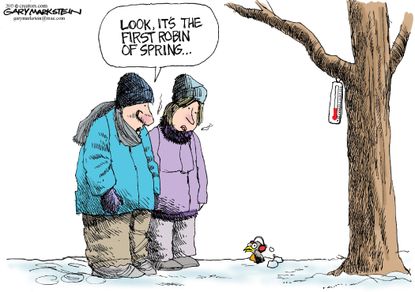 Editorial cartoon U.S. Spring