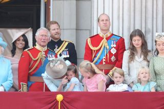 Kate Middleton consoles Princess Charlotte during Trooping the Colour 2018 on Buckingham Palace balcony
