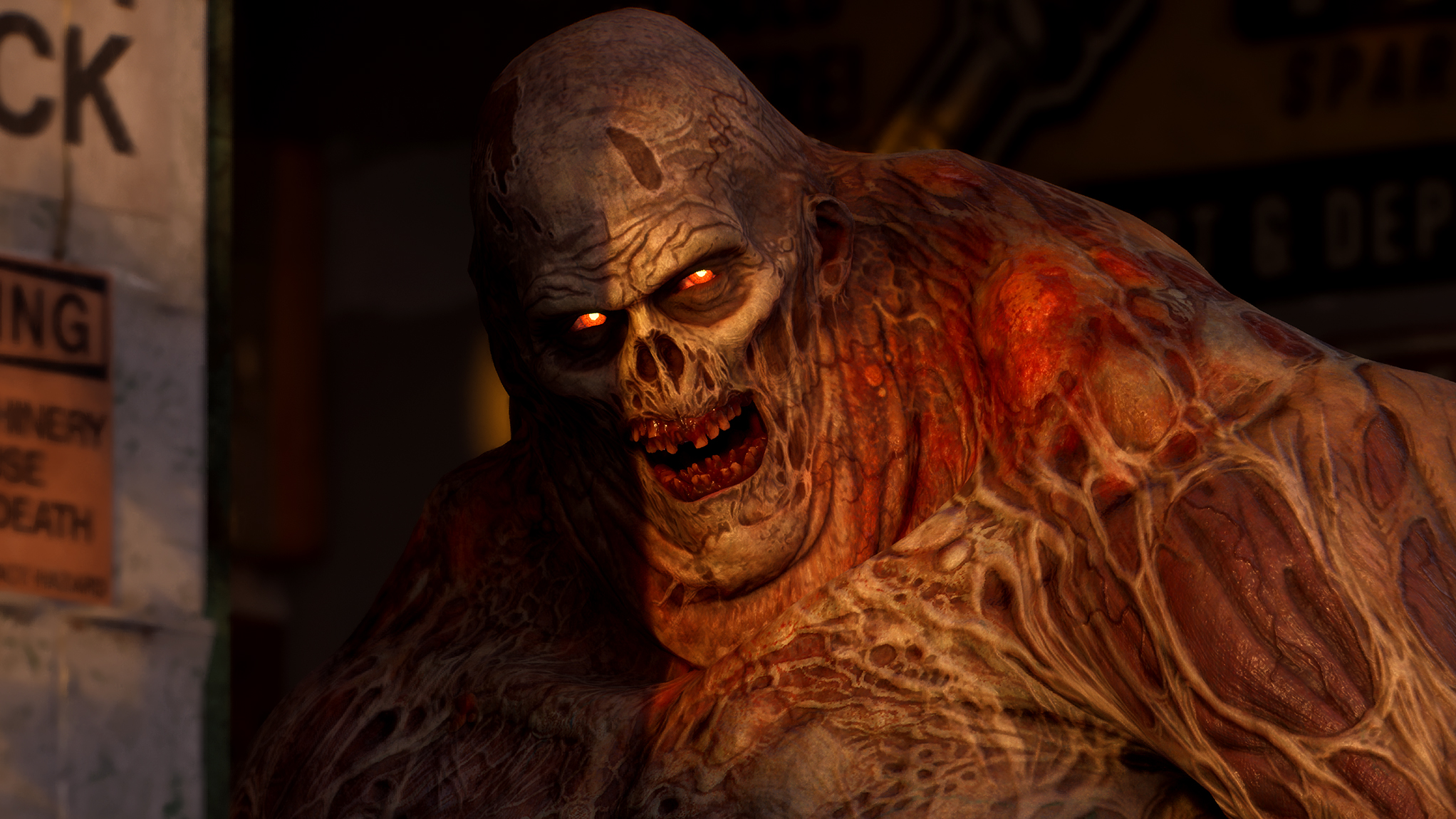 A big gross zombie