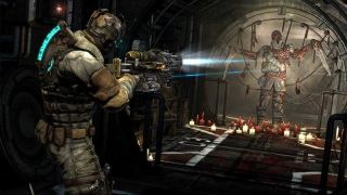 One of the monsters in Dead Space.