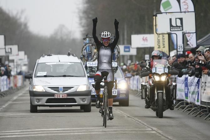 Ellen van Dijk (Specialized-lululemon) wins the 2013 Le Samyn