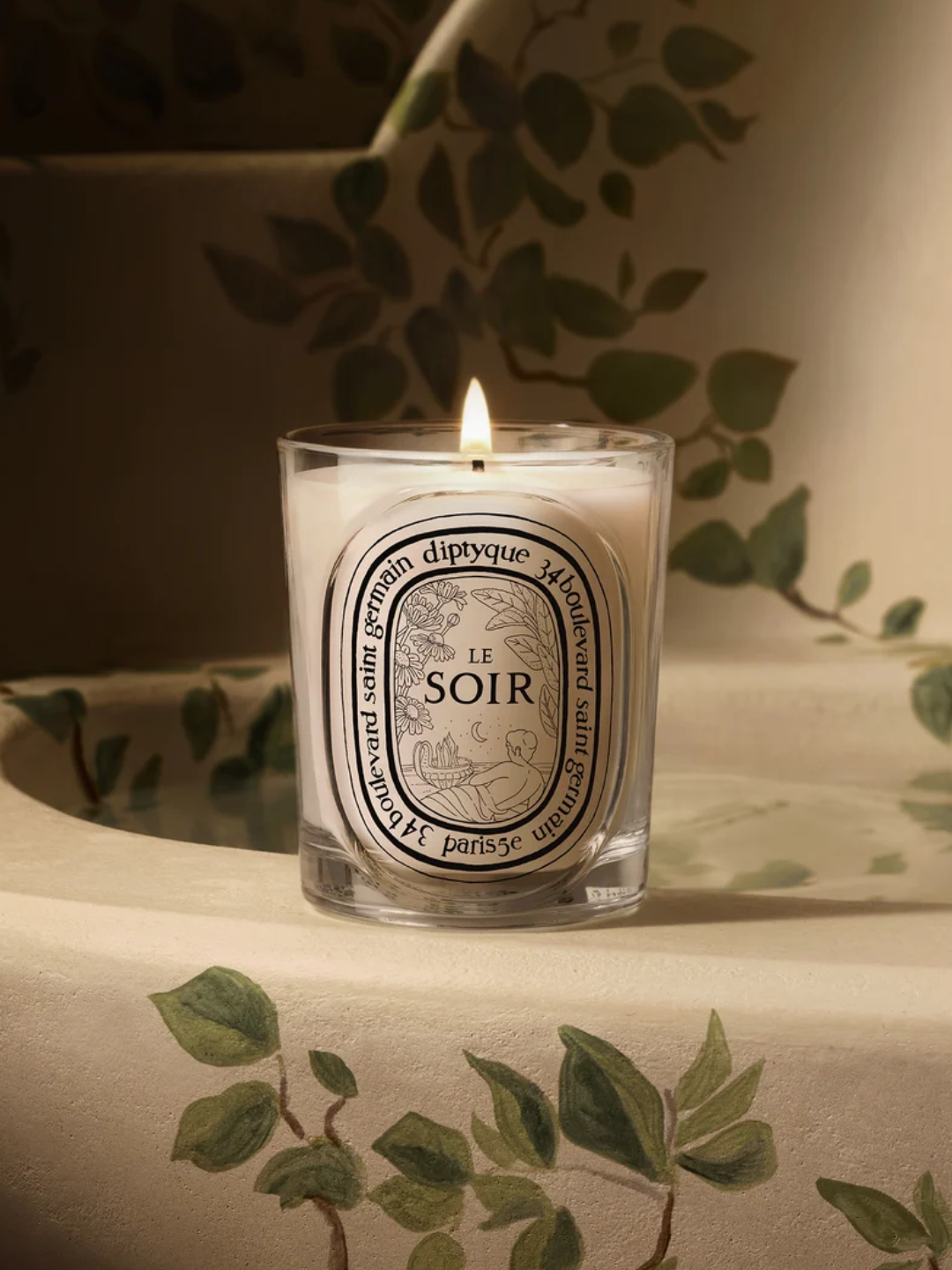 An evening scented candle from Diptyque