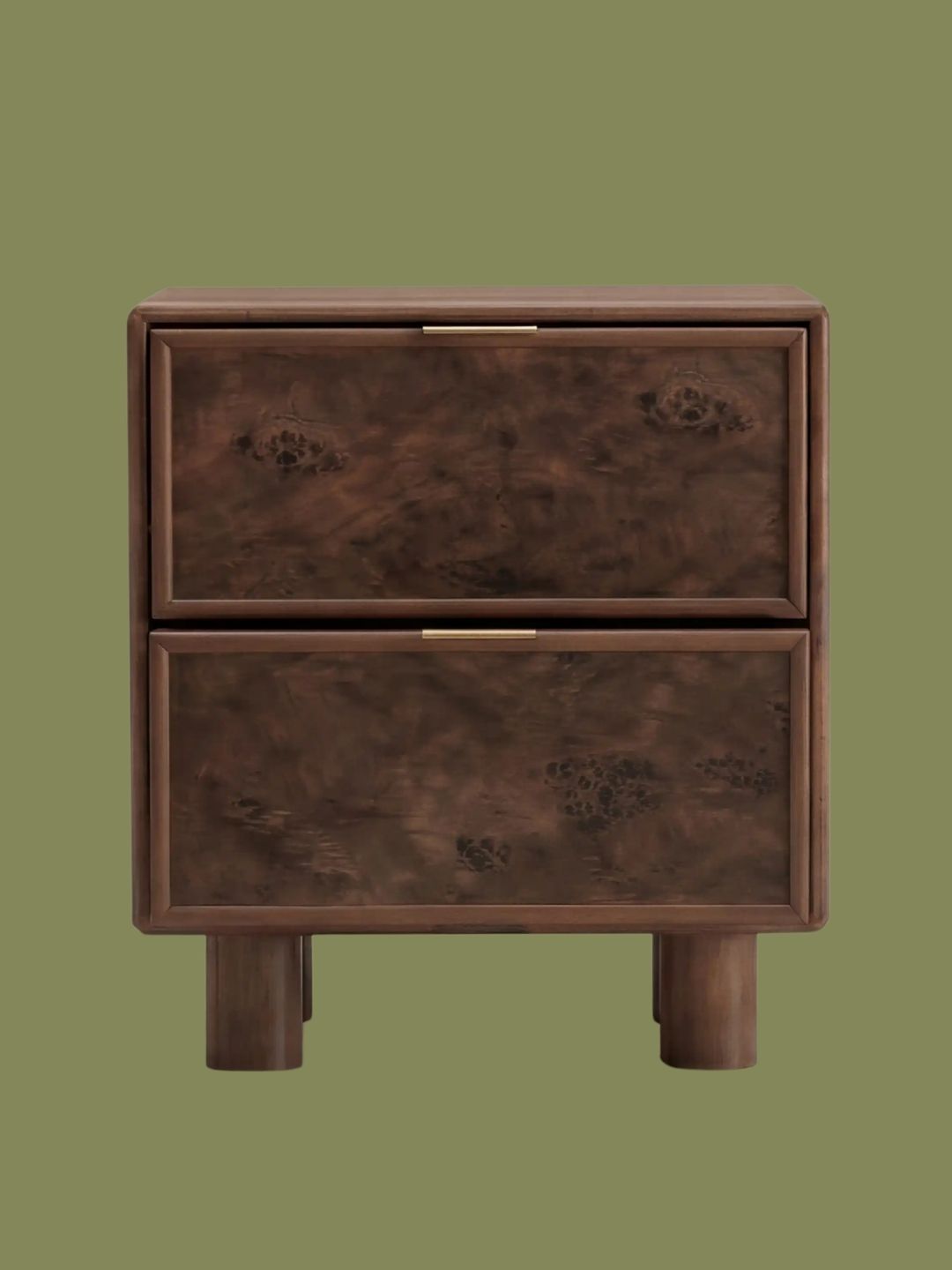 Soho Home, Warwick Bedside Table, Mappa Burl
