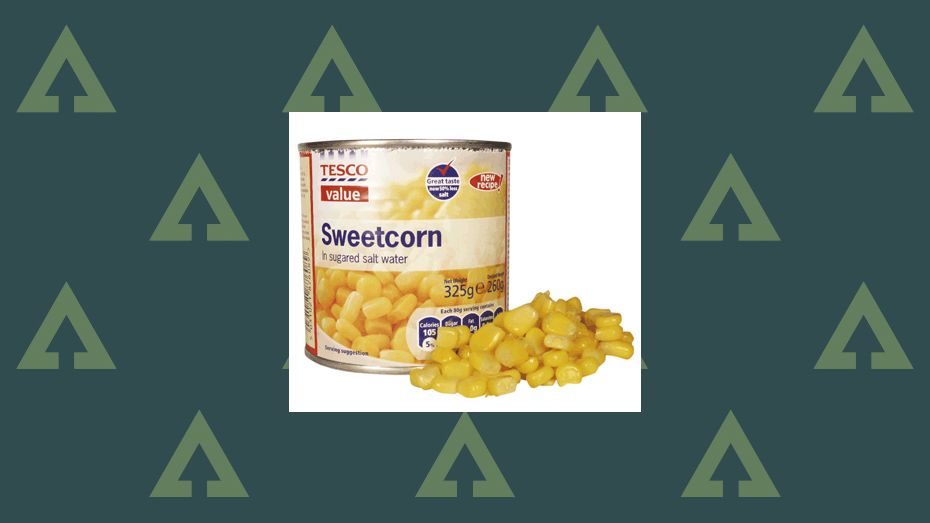 Supermarket sweetcorn