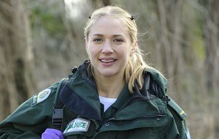 Maddy Hill in Casualty as Ruby Spark