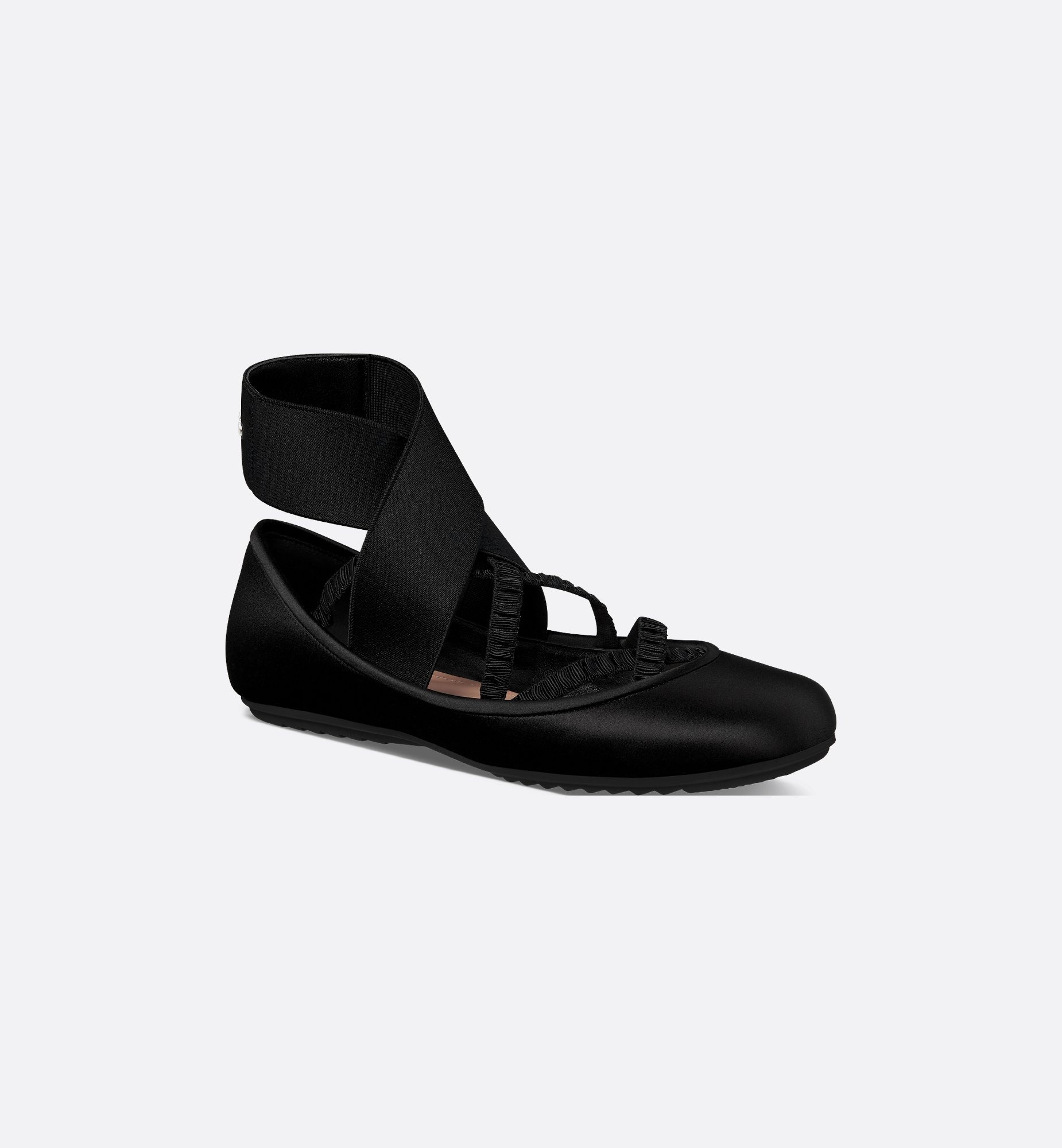 Dior Criss-Cross Strap Ballet Flats 