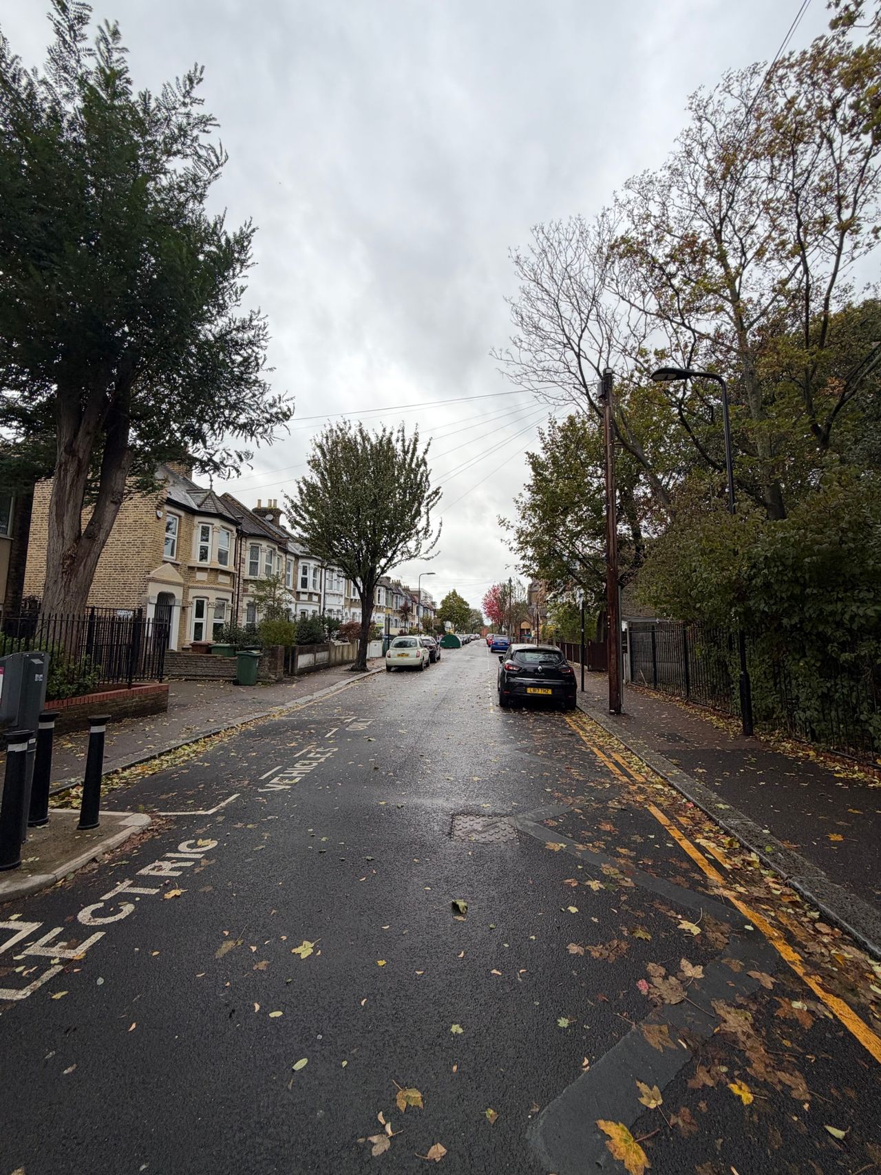 Sample images of a street in London