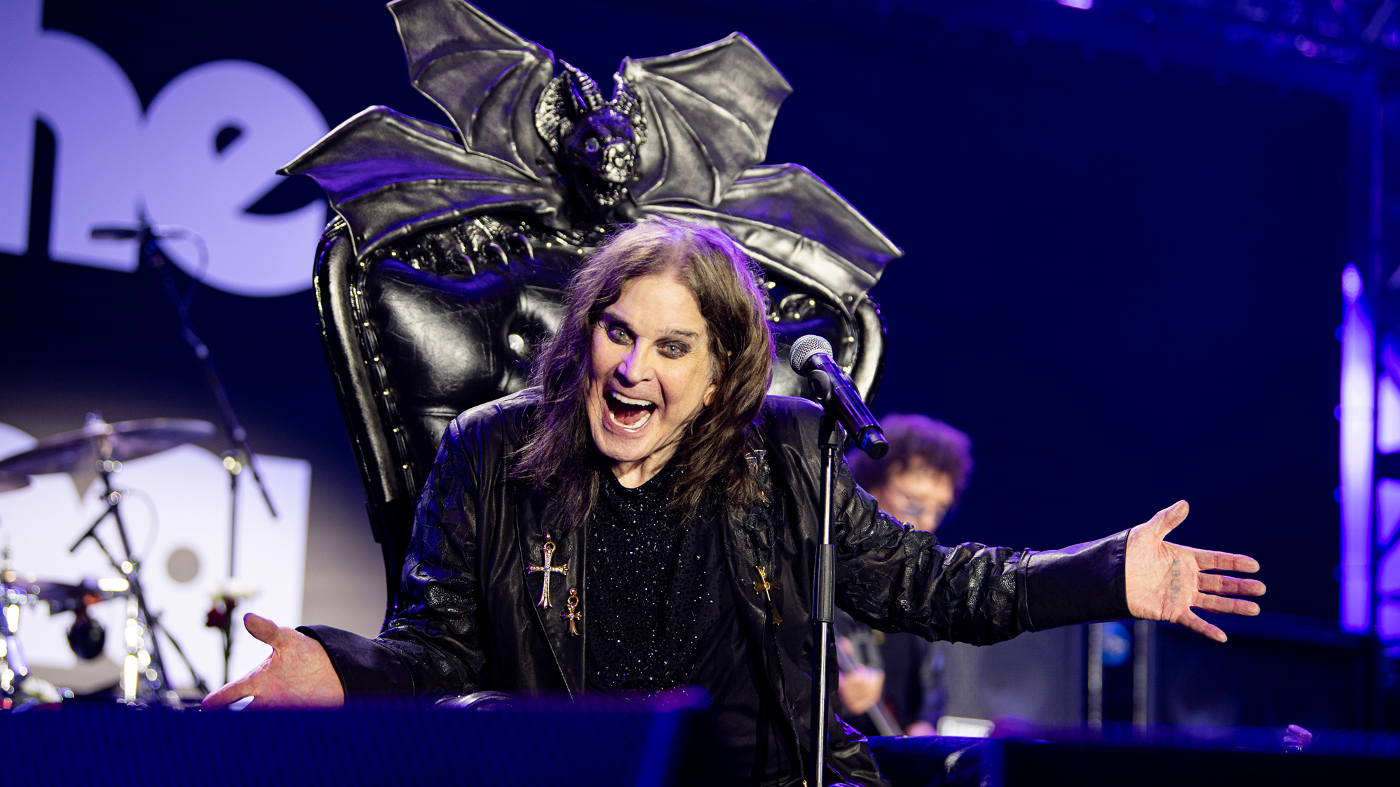 Ozzy Osbourne performs at Back to the Beginning in Birmingham on July 5