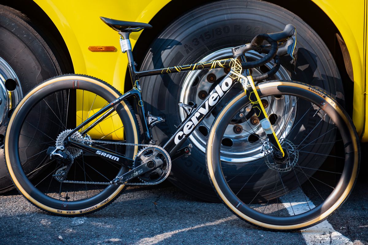 The Gravaa self-inflating tyre used by Marianne Vos to victory at the 2024 Gravel World Championships