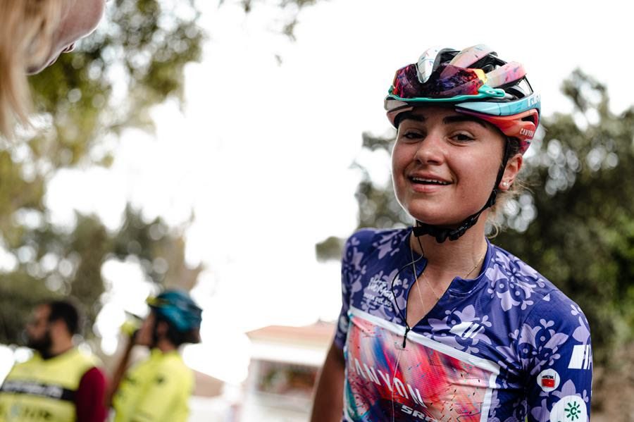 Ricarda Bauernfeind (Canyon-SRAM Generation) wears the points jersey at the Vuelta Ciclista Andalucia Ruta Del Sol