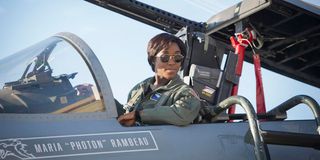 Lashana Lynch as Maria Rambeau in Captain Marvel